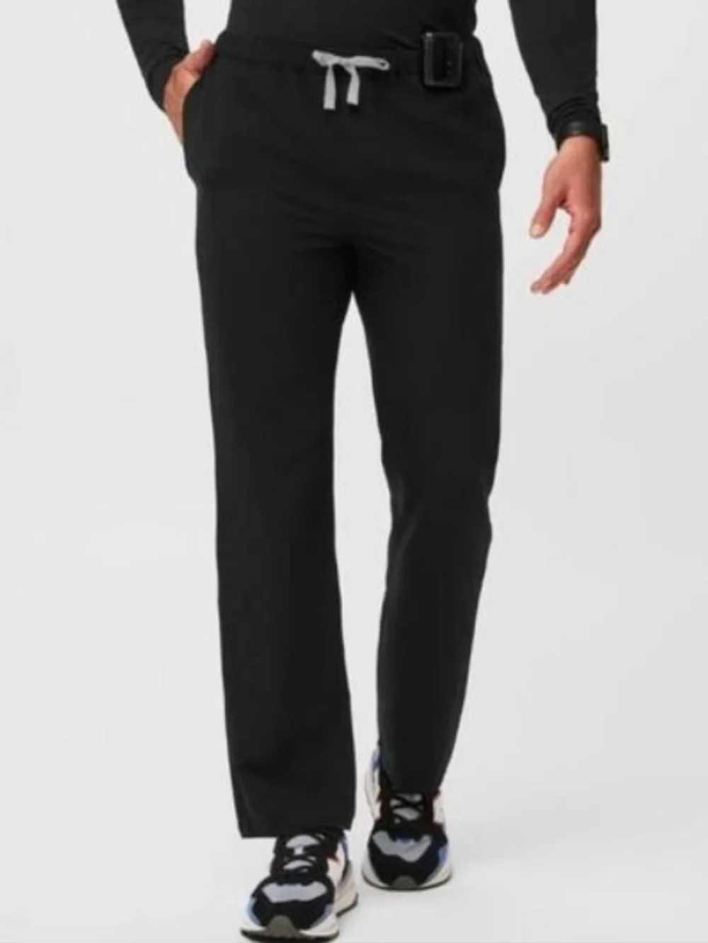 Men’s FIGS Pisco Scrub Pants Black Size XXL